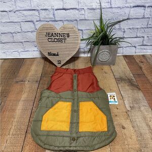 Simply DogPet Color Block Yoke Bomber‎ Jacket Nwt Size XL